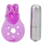 Эрекционное виброкольцо CalExotics Micro Vibe Arouser Bunny