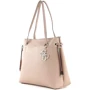 Женская сумка тоут Guess Digital Shopper бежево-розовая (HWVG6853240-DNU): Тип ручки С двумя ручками, Длинная ручка