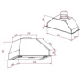 Вытяжка Perfelli BIET R 5854 BL 1200 LED фото 6