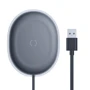 Зарядний пристрій Baseus Wireless Charger Jelly 15W Black (WXGD-01)