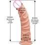 Фаллоимитатор Doc Johnson The D - Ragin D - 8 Inch Without Balls - ULTRASKYN