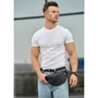 Мужская поясная сумка Sambag Soho MSS черная (82113101m): Тип ручки Поясной ремень, Без ручки