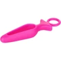 Анальная пробка Pipdream Silicone Groove Probe, 10,25х3,25 см, розовый