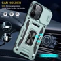 Чохол для телефона Mobile Case Camshield Army Ring Light Green для Xiaomi Redmi 13C / Poco C65: Плівка в комплекті нет