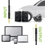 Кабель Intaleo Audio Cable AUX 1.2m Black (CBFLEXA1): Длина 1.2 м