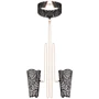 Кружевные наручники и воротник Rosy Gold - Lace Cuffs and Collar Black