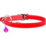 Ошейник Waudog Glamour с QR паспортом для котов кожаный красный 9 мм (32753) фото 2
