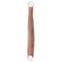 Двойной фаллоимитатор King Cock 16" Tapered Double Dildo, 40.6x4.3 см, коричневый