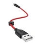 Кабель Hoco USB Cable to USB-C X21 2.4A 0.25m Black/Red: Тип USB Cable - USB-C