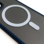Чохол для iPhone Mobile Case TPU+PC Metal Buttons with MagSafe Blue для iPhone 12 / 12 Pro: Матеріали поликарбонат и полиуретан