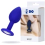 Анальная пробка ToDo Anal Plug Brilliant (синяя)