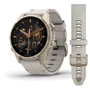 Смарт-часы Garmin Fenix 8 AMOLED 43mm Sapphire Soft Gold with Limestone Leather Band (010-02903-40)