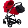 Универсальная коляска 2 в 1 Ibebe i-stop Chrome red (623916): Возможность установки люльки есть