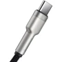 Кабель Baseus USB Cable to USB-C Cafule Metal Data 66W 25cm Black (CAKF000001): Длина 0.25 м