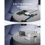 Зарядний пристрій ANKER Wireless Charger MagSafe 3in1 Foldable 15W з USB-C Cable Black (B25M8H11) для iPhone 16 I 15 I 14 I 13 I 12 series, Apple Watch and Apple AirPods: Особливості Быстрая зарядка, Для Apple Watch, MagSafe
