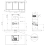 Вытяжка Gorenje WHT623E5X: Тип монтажа Настенный