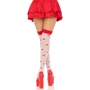 Чулки Leg Avenue Polka Dot Mushroom Thigh Highs One Size