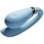 Смартвибратор для пар Zalo — Fanfan set Royal Blue, пульт ДУ