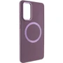 Чехол для телефонов TPU Case Bonbon Metal Style with MagSafe Plum for Samsung A356 Galaxy A35