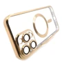 Чехол для iPhone BeCover Chrome Case with MagSafe Gold for iPhone 16 Pro Max (712086): Материалы Термополиуретан