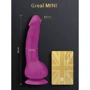Мини-версия реалистичного вибратора Gvibe Greal Mini (фуксия)