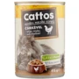 Влажный корм Cattos для взрослых кошек с с курицей 5х415 г (5999883273043): Тип Влажный корм