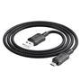 Кабель Hoco USB Cable to MicroUSB X94 Leader 2.4A 1m Black: Длина 1 м