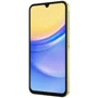 Смартфон Samsung Galaxy A15 5G 4/128GB Yellow A156: Камера Тройная 50 Мп (f/1.8) + 5 Мп (f/2.2) + 2 Мп (f/2.4) / LED вспышка / HDR / Фронтальная 13 Мп (f/2.0)