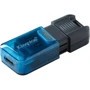 USB-флешка Kingston 128GB DataTraveler 80 M USB-C 3.2 Blue/Black (DT80M/128GB): Стандарт USB USB Type-C