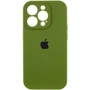 Чехол для iPhone Mobile Case Silicone Case Full Camera Protective Dark Olive for iPhone 15 Pro Max