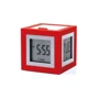Будильник-термометр Lexon Cubissimo червоний (LR79R5)