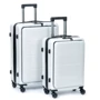 Комплект чемоданов Подиум 2 в 1 ABS-пластик белый (32478 white)