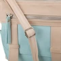 Женская сумка через плечо Laskara бежевая (LK-10238-cream-blue): Пол Женский