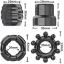 Набор из 4 эрекционных колец STAY HARD Cock Ring Set Black, LN5015