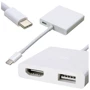 Адаптер Xiaomi Adapter USB-C to HDMI+USB-C+USB3.1 White (CUP4005CN)