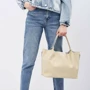 Женская сумка шоппер Ricco Grande бежевая (1l943rep-beige): Пол Женский