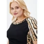 Платье Luzana Жанна 54 черное повседневное до середины бедра: Фасон рукава Вшитый