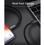 Кабель T-PHOX Cable USB-C to Lightning Speed 1m Black (T-LC811 Black) фото 3