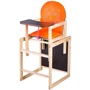 Стульчик- трансформер Наталка Зайчик люкс eko оранжевый (два мишки) (622832)