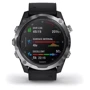 Смарт-часы Garmin Descent Mk2 Stainless Steel with Black Band (010-02132-00/10): Цвет ремешка черный