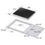 Варочная поверхность электрическая Samsung NZ64R3747BK/WT: Количество конфорок 4