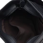 Мужская сумка планшет Borsa Leather черная (k15501-black): Тип ручки Плечевой ремень, Без ручки