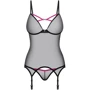 Корсет Obsessive Novenes corset & thong XL/2XL