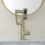 Смеситель для раковины Lefton Single-Hole Rotatable Faucet with Temperature Display-BF2204 Brushed Gold: Термостат Нет
