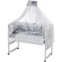 Постельный комплект Babyroom Bortiki Print-08 Мишки серый (680726)
