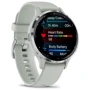 Смарт-часы Garmin Venu 3S Silver Stainless Steel Bezel with Sage Grey Case and Silicone Band (010-02785-01): Время работы до 14 дней