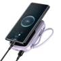 Зовнішній акумулятор Baseus Power Bank 20000mAh з USB-C Cable Q Pow Display 22.5W Purple (PPQD-I05): Кількість USB 3
