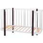 Детская кроватка Babyroom Луна 120х60 см белый - венге (625644)