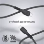 Кабель ArmorStandart Cable USB-C to USB-C 3A 1m Black (ARM65293): Тип USB-C - USB-C