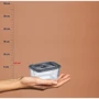 Емкость для хранения KELA Aurelia, 0.4 л (12643): Высота, см 6.5